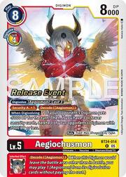 Aegiochusmon · Pre-Release Stamped BT24-014