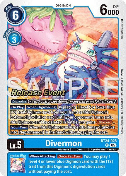 Divermon Card Front