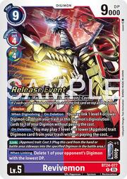 Revivemon · Pre-Release Stamped BT24-077