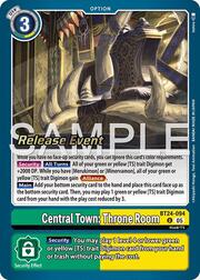 Central Town: Throne Room · Pre-Release Stamped BT24-094