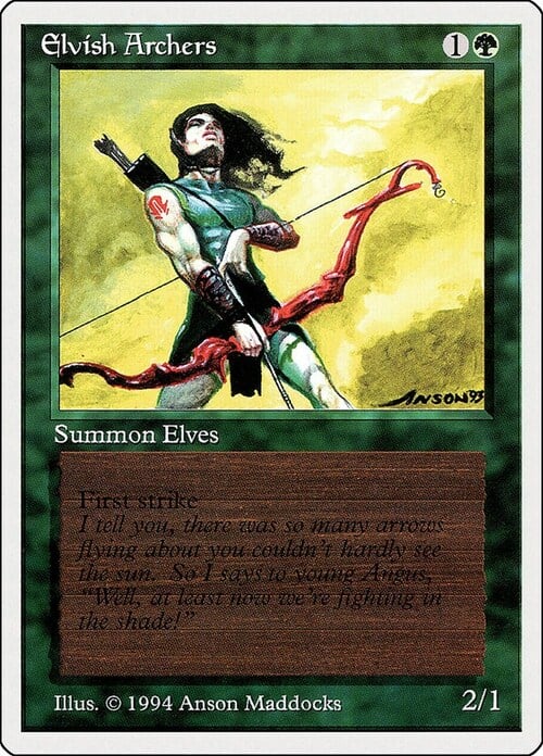 Elvish Archers Card Front