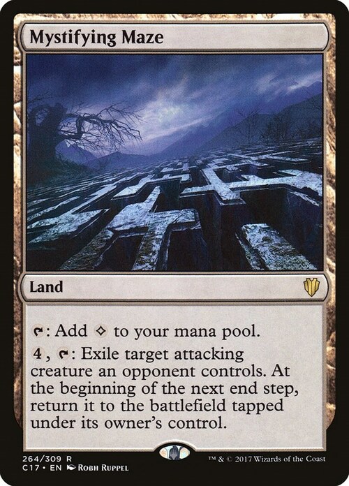 Mystifying Maze Card Front