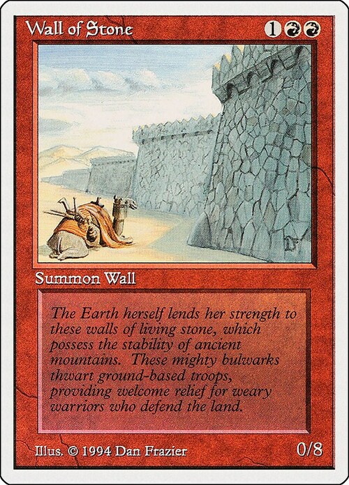Wall of Stone Card Front