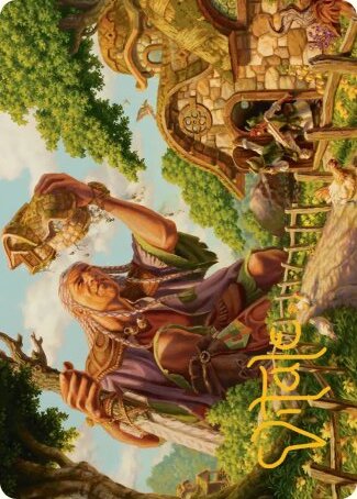 Art Series: Curious Colossus Card Front