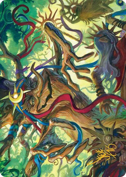 Art Series: Sun-Dappled Celebrant Card Front