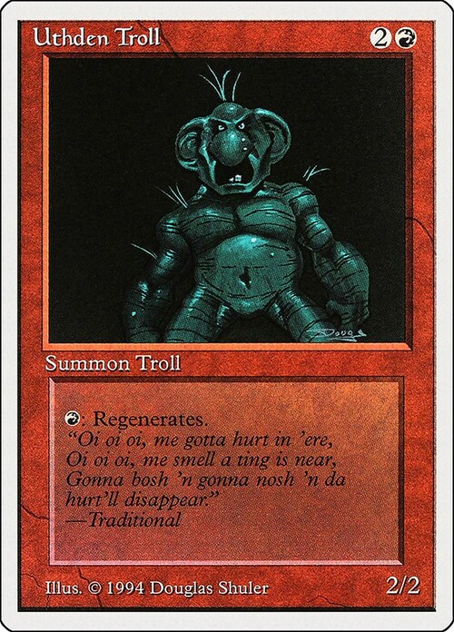 Uthden Troll Card Front