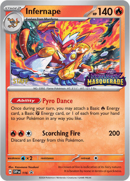 Infernape Card Front
