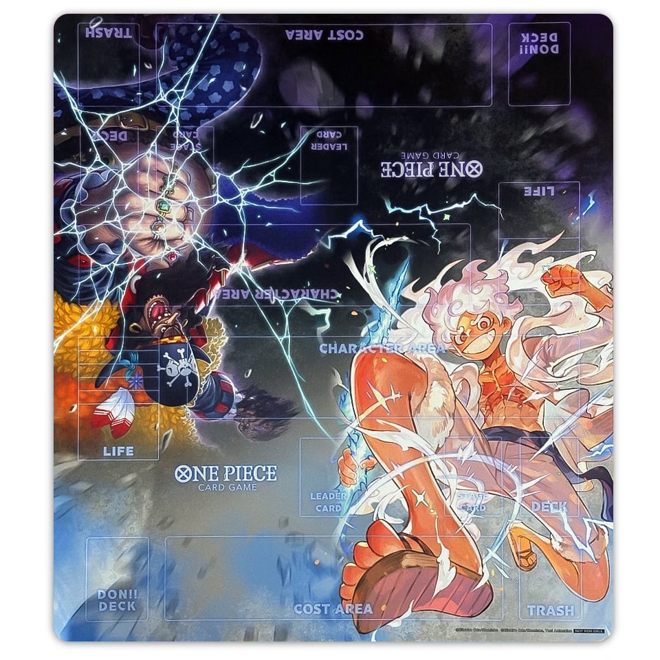 " Blackbeard & Luffy" 2-Player Playmat