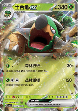Torterra ex Card Front