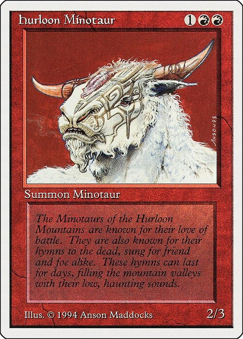 Hurloon Minotaur Card Front