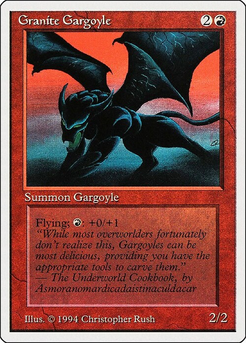 Granite Gargoyle Card Front
