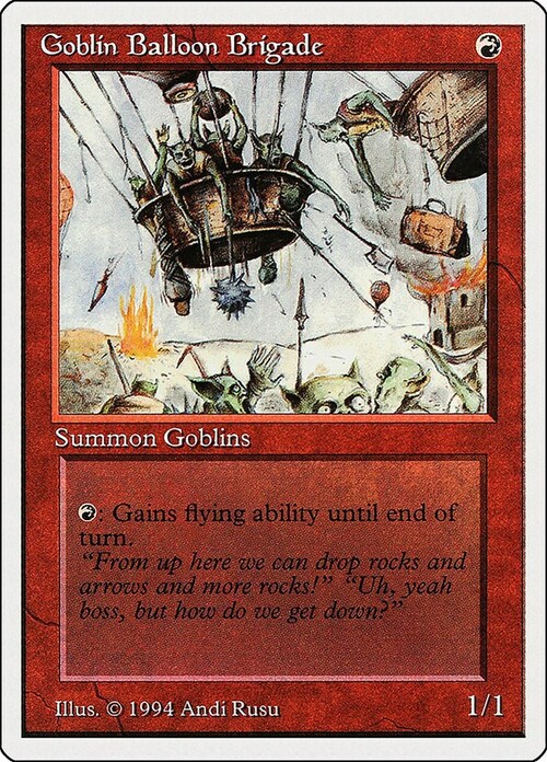 Goblin Balloon Brigade Card Front