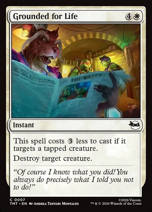 Grounded for Life Card Front