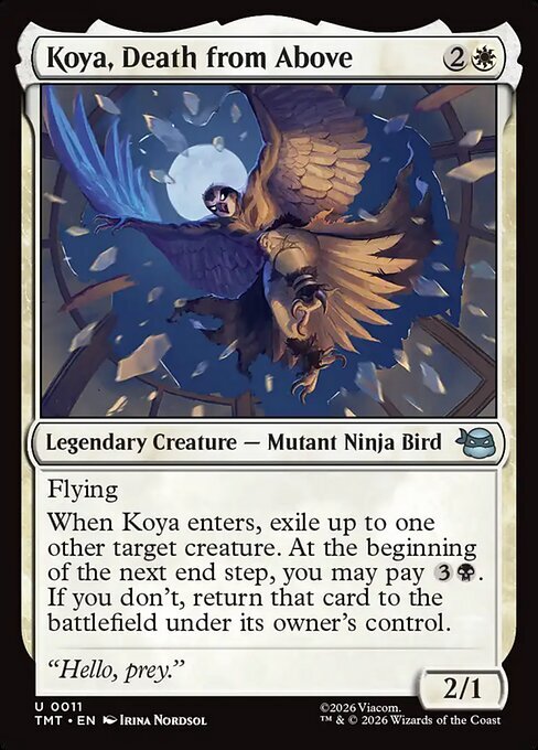 Koya, Death from Above Card Front