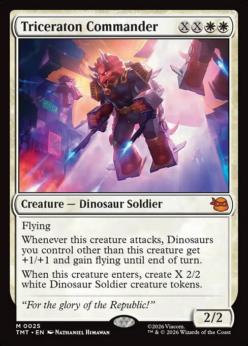 Triceraton Commander Card Front