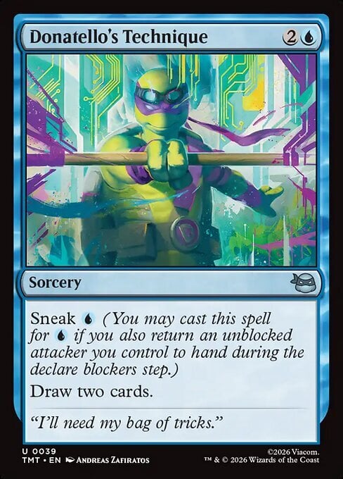 Donatello's Technique Card Front