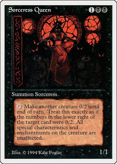 Sorceress Queen Card Front