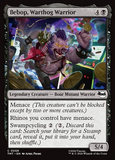 Bebop, Warthog Warrior Card Front