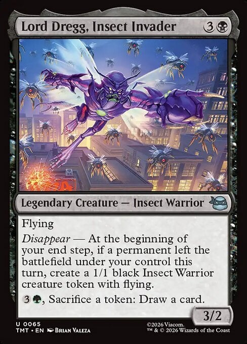 Lord Dregg, Insect Invader Card Front