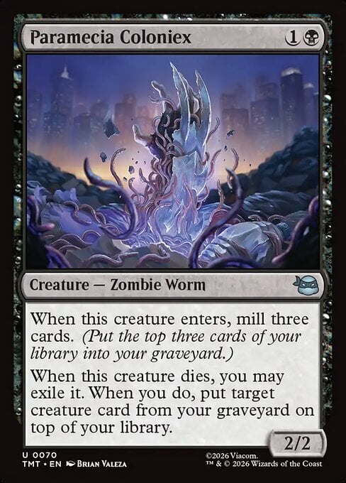 Paramecia Coloniex Card Front