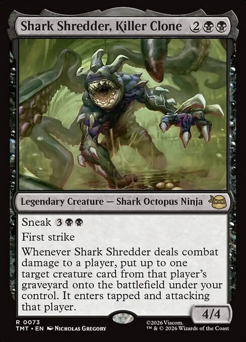 Shark Shredder, Killer Clone Card Front