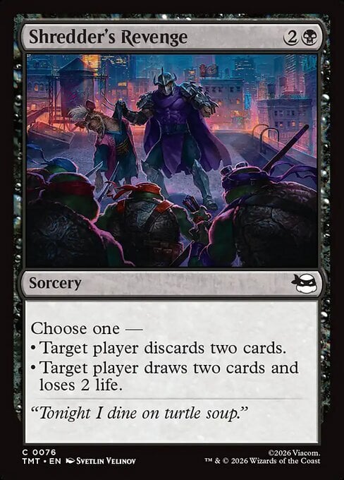 Shredder's Revenge Card Front