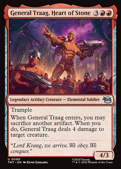 General Traag, Heart of Stone Card Front