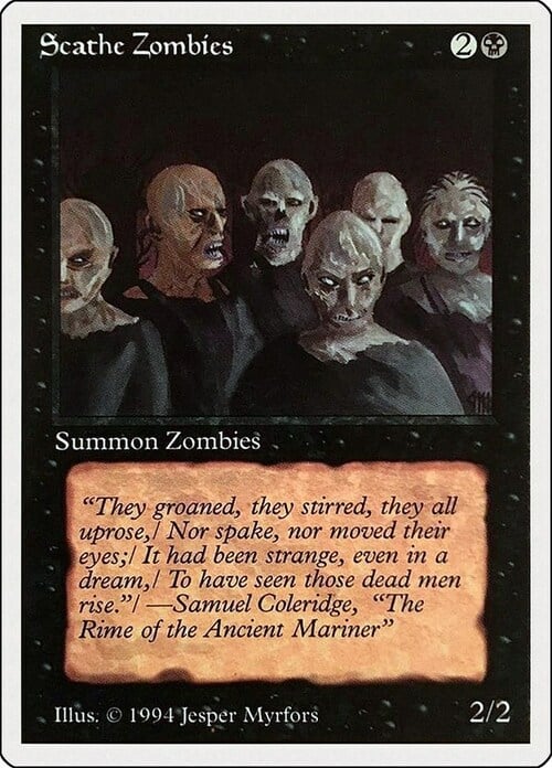 Zombie della Distruzione Card Front