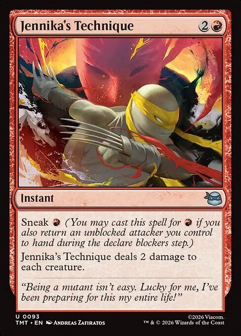 Jennika's Technique Card Front