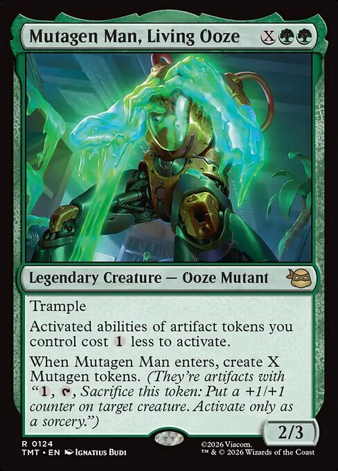 Mutagen Man, Living Ooze Card Front