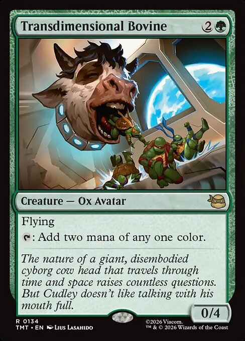 Transdimensional Bovine Card Front