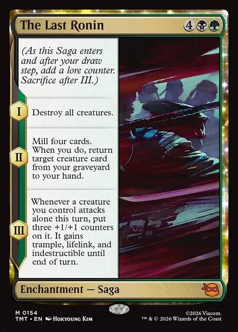 The Last Ronin Card Front