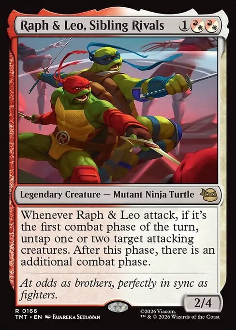 Raph & Leo, Sibling Rivals Card Front