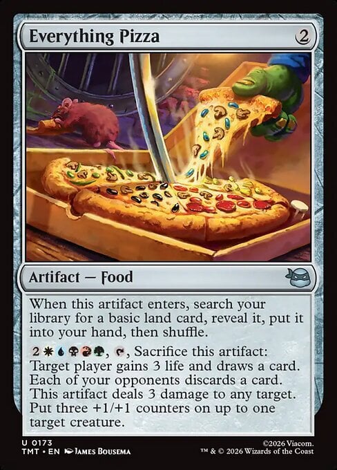 Everything Pizza Card Front