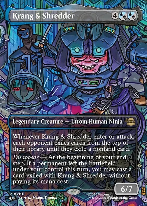 Krang & Shredder Card Front