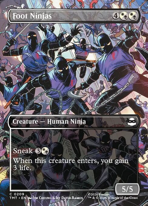 Foot Ninjas Card Front