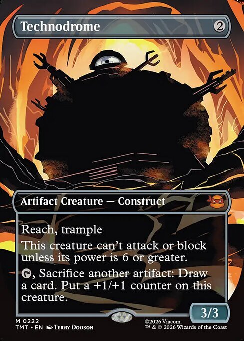 Technodrome Card Front