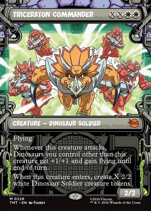Triceraton Commander Card Front