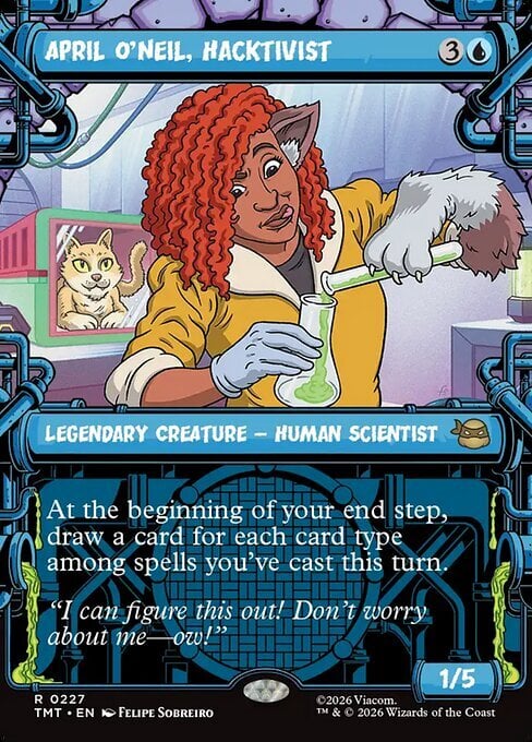 April O'Neil, Hacktivist Card Front