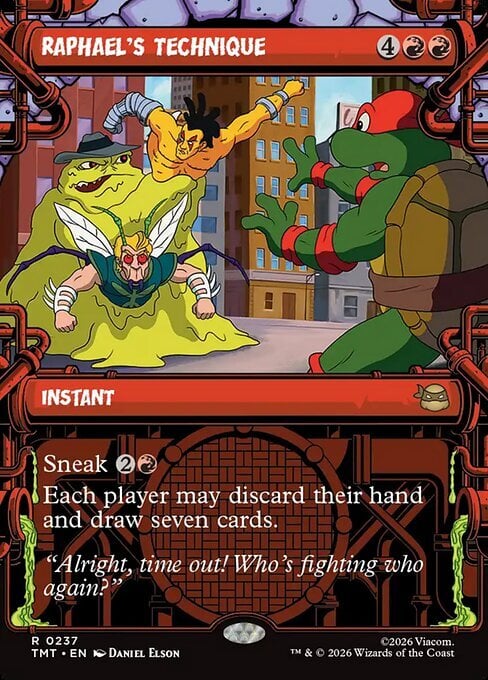 Raphael's Technique Card Front