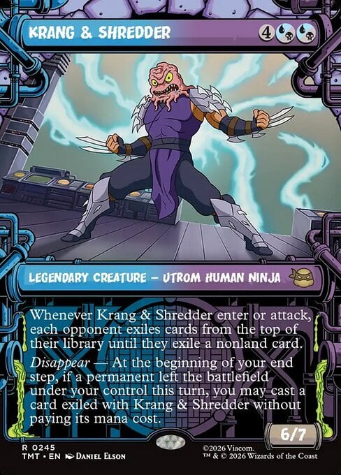 Krang & Shredder Card Front