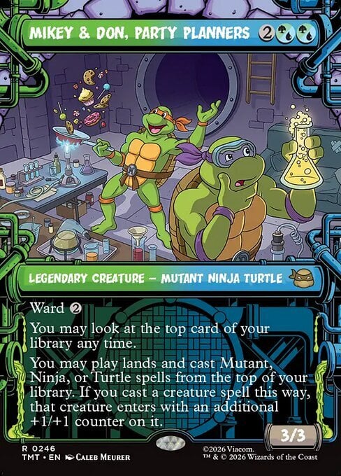 Mikey & Don, Party Planners Card Front