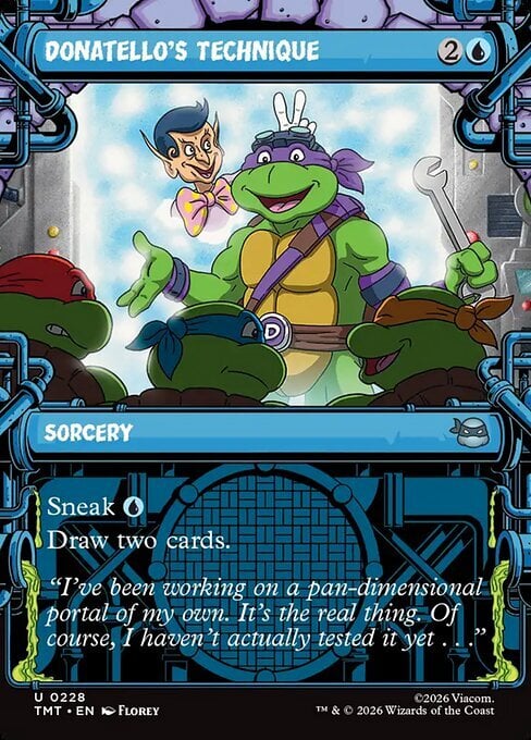 Donatello's Technique Card Front