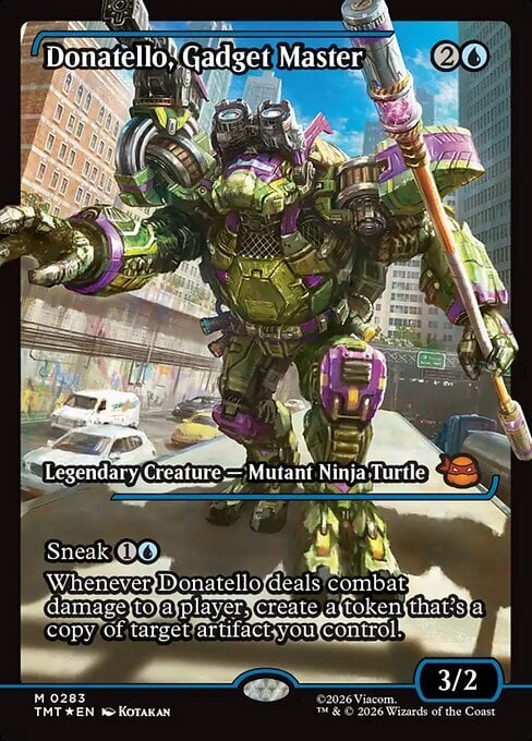 Donatello, Gadget Master Card Front