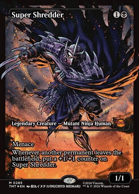 Super Shredder Card Front