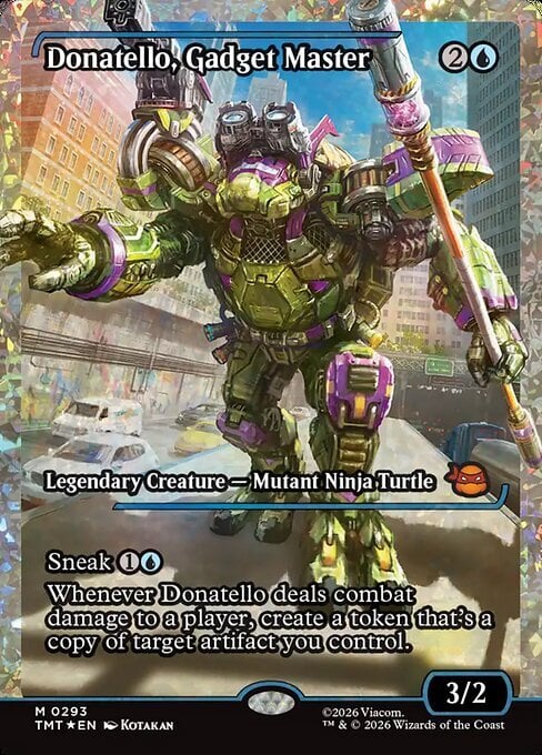 Donatello, Gadget Master Card Front