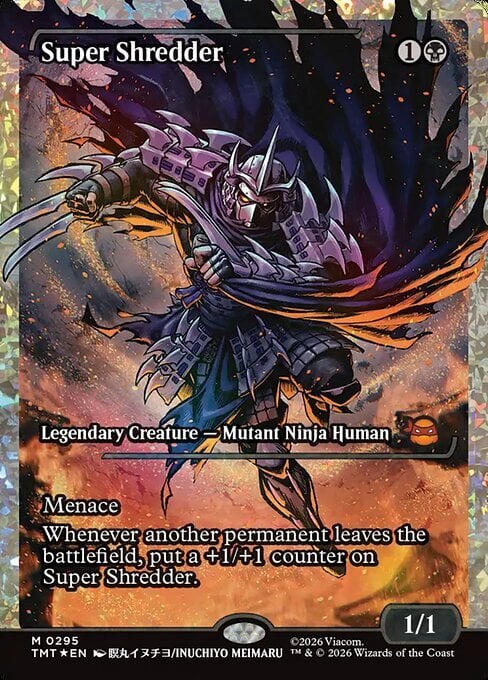 Super Shredder Card Front
