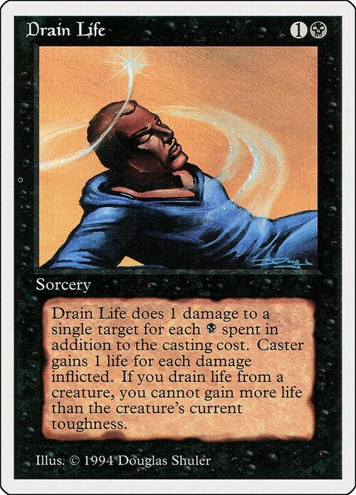 Drain Life Card Front