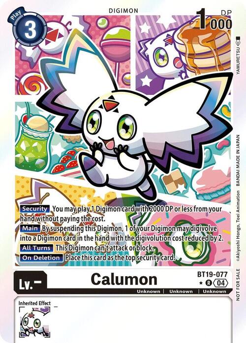 Calumon Card Front