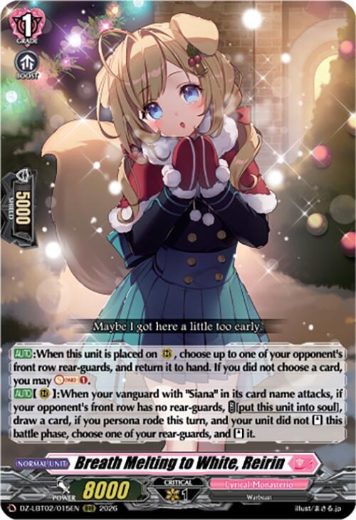 Breath Melting to White, Reirin Card Front
